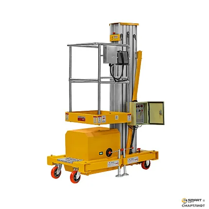 Подъемник одномачтовый СМАРТЛИФТ (SMARTLIFT) GTWY 8-100 (T) (г/п 125 кг; AC&DC; 8 м)