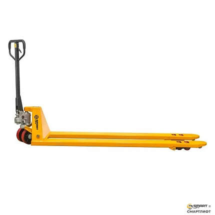 Гидравлическая тележка (рохля)  СМАРТЛИФТ (SMARTLIFT) SD-L (BF25; г/п 2500 кг; 1800х550 мм; PDP)