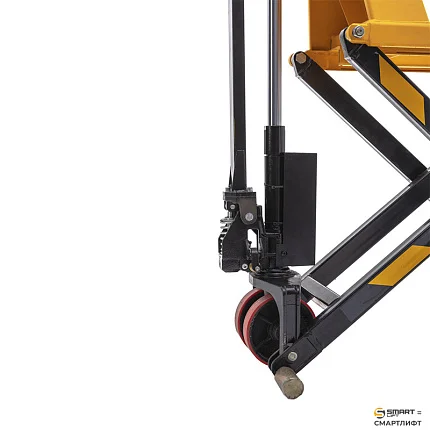Гидравлическая тележка (рохля)  СМАРТЛИФТ (SMARTLIFT) SD-HL (HLT10; г/п 1000 кг; 1150х540 мм; высокоподъемная 800 мм)