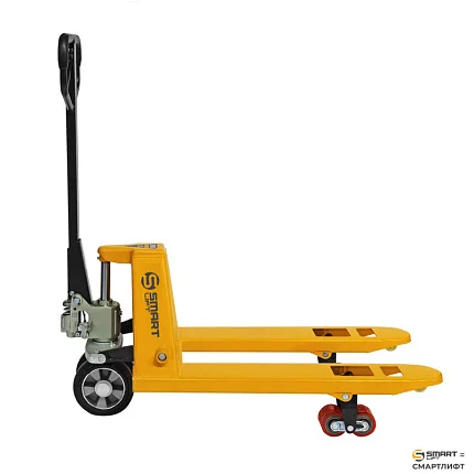 Гидравлическая тележка (рохля)  СМАРТЛИФТ (SMARTLIFT) SD-S (BF25; г/п 2500 кг; 800х550 мм; RDP)