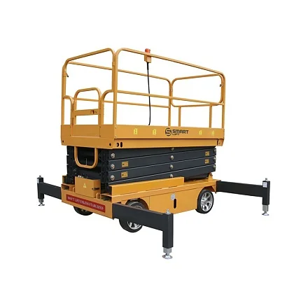 Подъемник ножничный несамоходный SMARTLIFT SJY-0.5-9 (г/п 500 кг; 380В; 9 м) 