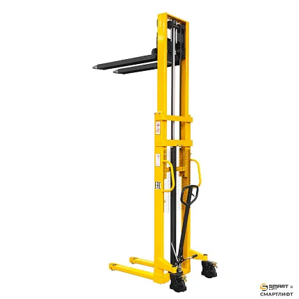 Ручной гидравлический штабелер СМАРТЛИФТ (SMARTLIFT) SDJ 1530 (г/п 1500 кг; 3 м; фиксированные вилы)
