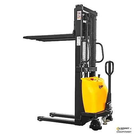 Штабелер с электроподъемом СМАРТЛИФТ (SMARTLIFT) BDA 1016 (г/п 1000 кг; 1,6 м; 12В / 120Ач)