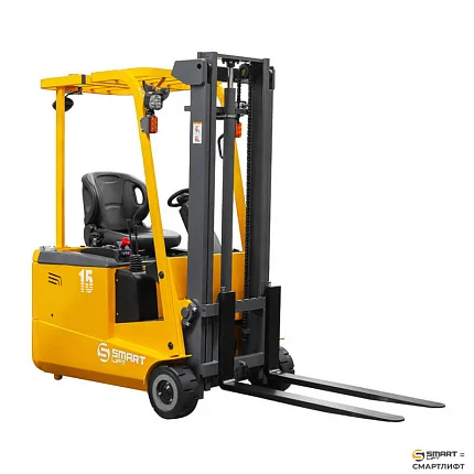 Вилочный погрузчик электрический трёхопорный СМАРТЛИФТ (SMARTLIFT) TKA15H (г/п 1500 кг; 3 м; 24В / 350Ач)