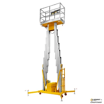 Подъемник двухмачтовый СМАРТЛИФТ (SMARTLIFT) GTWY 10-200S (T) (г/п 200 кг; AC&DC; 10 м)