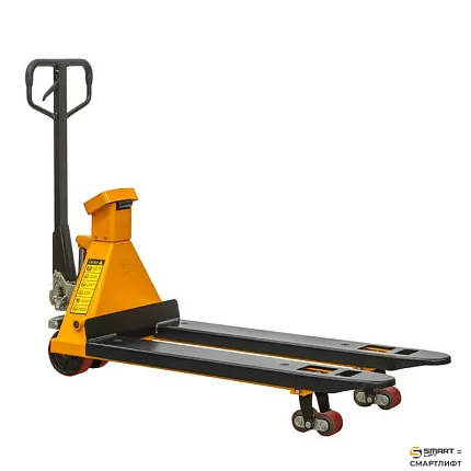 Гидравлическая тележка (рохля) с весами  СМАРТЛИФТ (SMARTLIFT) BFC30 (г/п 3000 кг; 1150х570 мм; PDP)