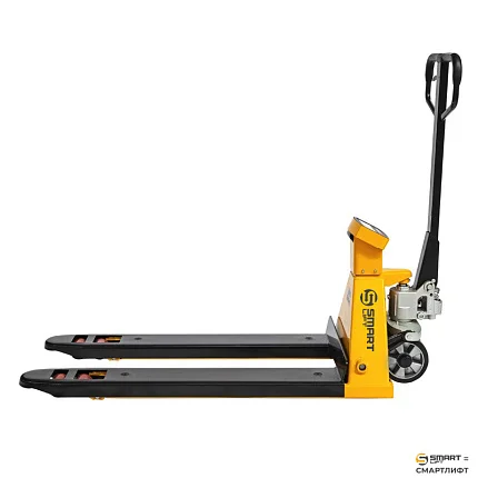 Гидравлическая тележка (рохля) с весами  СМАРТЛИФТ (SMARTLIFT) BFC30 (г/п 3000 кг; 1150х570 мм; RDP)