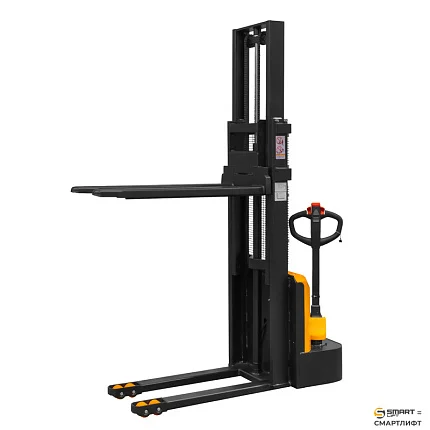 Сопровождаемый штабелер электрический самоходный СМАРТЛИФТ (SMARTLIFT) QDA12EL03 (г/п 1200 кг; 2,5 м; 24В / 85Ач)