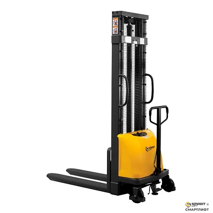 Штабелер с электроподъемом СМАРТЛИФТ (SMARTLIFT) CDD15B-E (г/п 1500 кг; 3,5 м; 12В / 120Ач)