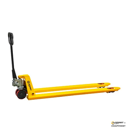 Гидравлическая тележка (рохля)  СМАРТЛИФТ (SMARTLIFT) SD-L (CBY-BF2.5; г/п 2500 кг; 1500х550 мм; PDP)