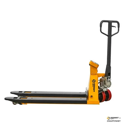 Гидравлическая тележка (рохля) с весами  СМАРТЛИФТ (SMARTLIFT) BFC30 (г/п 3000 кг; 1150х570 мм; PDP)