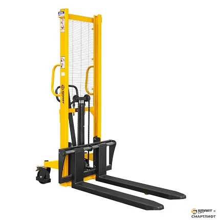 Ручной гидравлический штабелер СМАРТЛИФТ (SMARTLIFT) SDA 1516 (г/п 1500 кг; 1,6 м; вилы 300-850 мм)