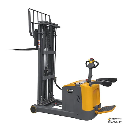 Штабелер электрический самоходный СМАРТЛИФТ (SMARTLIFT) CQD15R (г/п 1500 кг; 5,6 м; li-ion 25,6В / 230Ач, PV, EPS)