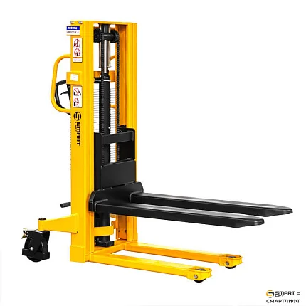 Ручной гидравлический штабелер СМАРТЛИФТ (SMARTLIFT) SDJ 1520 (г/п 1500 кг; 2 м; фиксированные вилы)
