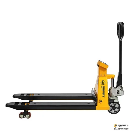 Гидравлическая тележка (рохля) с весами  СМАРТЛИФТ (SMARTLIFT) BFC30 (г/п 3000 кг; 1150х570 мм; RDP)