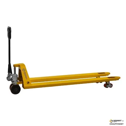 Гидравлическая тележка (рохля)  СМАРТЛИФТ (SMARTLIFT) SD-L (AC25; J; г/п 2500 кг; 1800х550 мм; PDP)