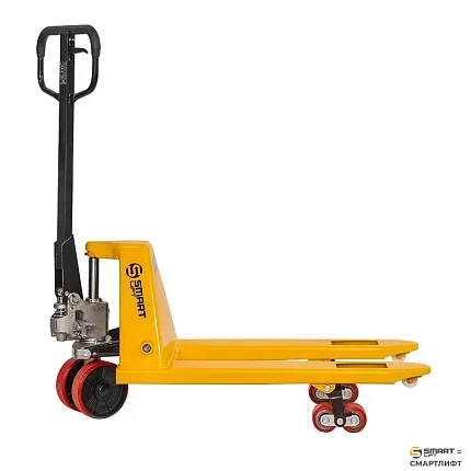 Гидравлическая тележка (рохля)  СМАРТЛИФТ (SMARTLIFT) SD-S (BF25; г/п 2500 кг; 800х550 мм; PDP)