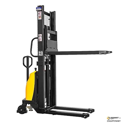 Штабелер с электроподъемом СМАРТЛИФТ (SMARTLIFT) BDA 1016 (г/п 1000 кг; 1,6 м; 12В / 120Ач)