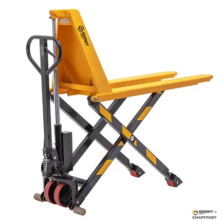 Гидравлическая тележка (рохля)  СМАРТЛИФТ (SMARTLIFT) SD-HL (HLT10; г/п 1000 кг; 1150х540 мм; высокоподъемная 800 мм)