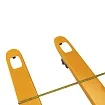 Гидравлическая тележка (рохля)  SMARTLIFT SD-W (BF25; г/п 2500 кг; 1150х685 мм; PDP) 