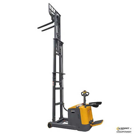 Штабелер электрический самоходный СМАРТЛИФТ (SMARTLIFT) CQD15R (г/п 1500 кг; 5,6 м; li-ion 25,6В / 230Ач, PV, EPS)