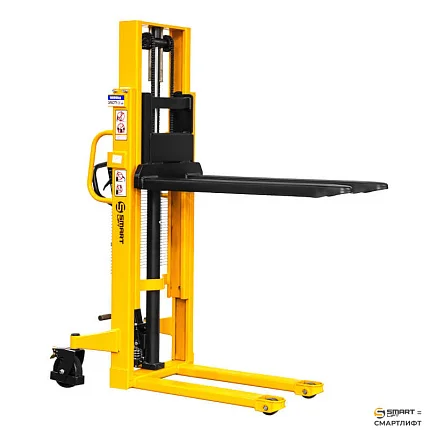 Ручной гидравлический штабелер СМАРТЛИФТ (SMARTLIFT) SDJ 1520 (г/п 1500 кг; 2 м; фиксированные вилы)