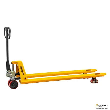 Гидравлическая тележка (рохля)  СМАРТЛИФТ (SMARTLIFT) SD-L (AC25; г/п 2500 кг; 1800х550 мм; PDP)