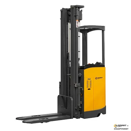 Самоходный штабелер с кабиной электрический СМАРТЛИФТ (SMARTLIFT) CDD15C (г/п 1500 кг; 6,5 м; li-ion 25,6В / 225Ач, PV, EPS)