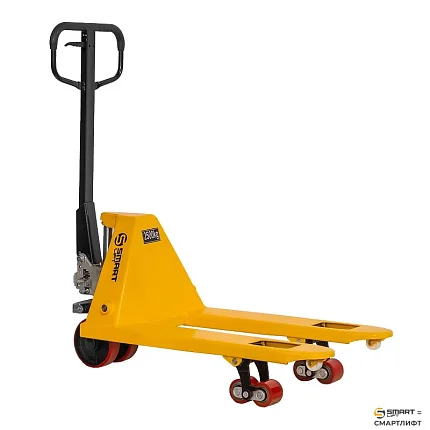 Гидравлическая тележка (рохля)  СМАРТЛИФТ (SMARTLIFT) SD-S (BF25; г/п 2500 кг; 800х550 мм; PDP)