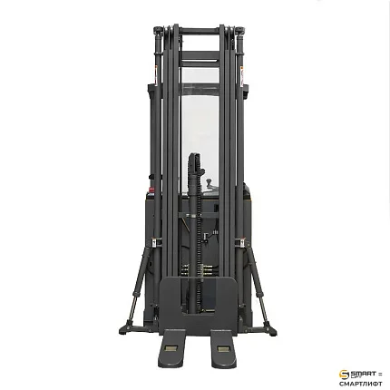 Самоходный штабелер с кабиной электрический СМАРТЛИФТ (SMARTLIFT) CDD15C (г/п 1500 кг; 6,5 м; li-ion 25,6В / 225Ач, PV, EPS)