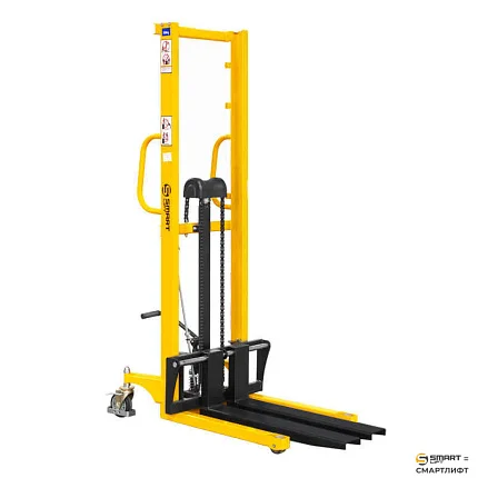 Ручной гидравлический штабелер СМАРТЛИФТ (SMARTLIFT) SDJ 0516 (г/п 500 кг; 1,6 м; вилы 200-550 мм)