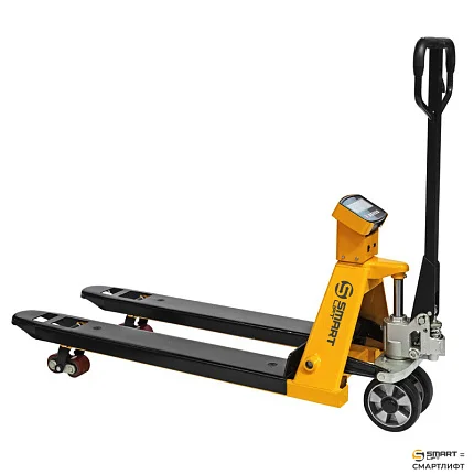 Гидравлическая тележка (рохля) с весами  СМАРТЛИФТ (SMARTLIFT) BFC30 (г/п 3000 кг; 1150х570 мм; RDP)