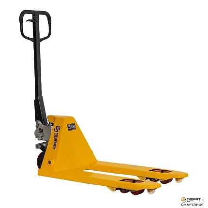 Гидравлическая тележка (рохля)  СМАРТЛИФТ (SMARTLIFT) SD-S (BF25; г/п 2500 кг; 800х550 мм; PDP)