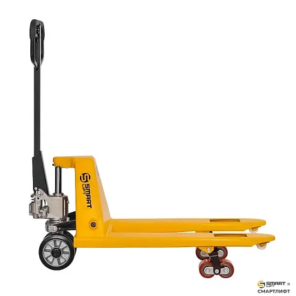 Гидравлическая тележка (рохля)  СМАРТЛИФТ (SMARTLIFT) SD-S (AC25; г/п 2500 кг; 800х550 мм; RDP)