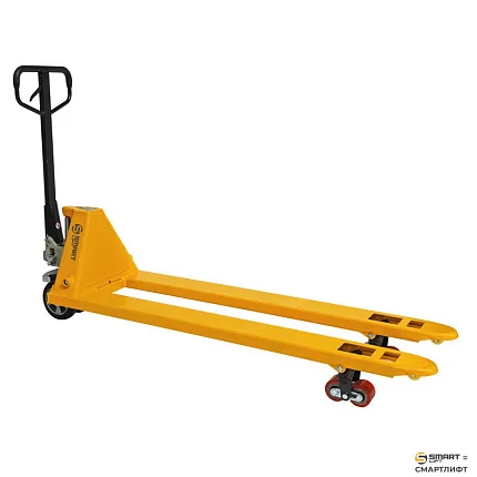 Гидравлическая тележка (рохля)  СМАРТЛИФТ (SMARTLIFT) SD-L (BF25; г/п 2500 кг; 2000х550 мм; RDP)