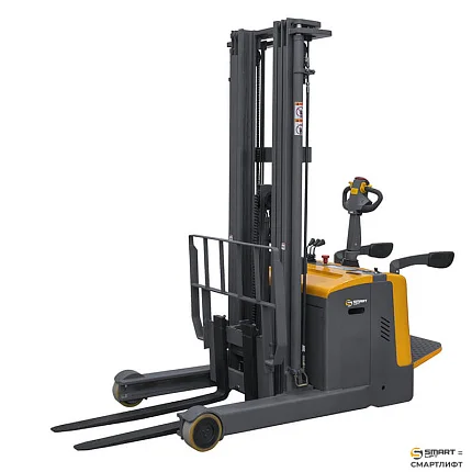 Штабелер электрический самоходный СМАРТЛИФТ (SMARTLIFT) CQD15R (г/п 1500 кг; 5,6 м; li-ion 25,6В / 230Ач, PV, EPS)