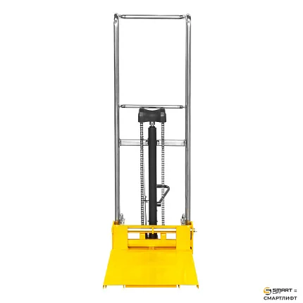 Ручной гидравлический штабелер СМАРТЛИФТ (SMARTLIFT) SDDJS1500 (400 кг; 1,5 м; с вилами и площадкой)