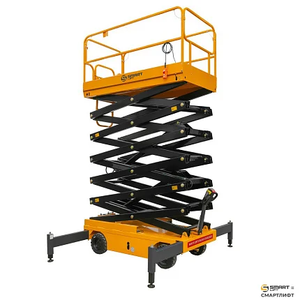 Подъемник ножничный самоходный СМАРТЛИФТ (SMARTLIFT) SJY-0.5-11A (г/п 500 кг; 11 м)