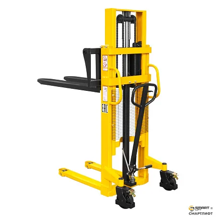 Ручной гидравлический штабелер СМАРТЛИФТ (SMARTLIFT) SDJ 1020 (г/п 1000 кг; 2 м; вилы 310-830 мм)