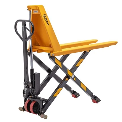 Гидравлическая тележка (рохля)  SMARTLIFT SD-HL (HLT15; г/п 1500 кг; 1150х540 мм; высокоподъемная 800 мм) 