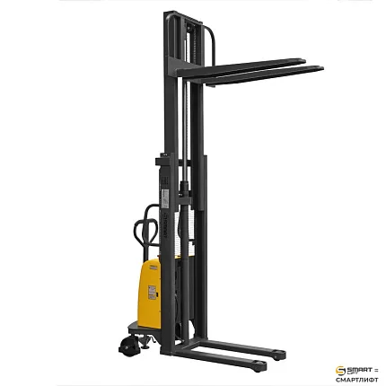 Штабелер с электроподъемом СМАРТЛИФТ (SMARTLIFT) SPN 1025 (г/п 1000 кг; 2,5 м; 12В / 120Ач)