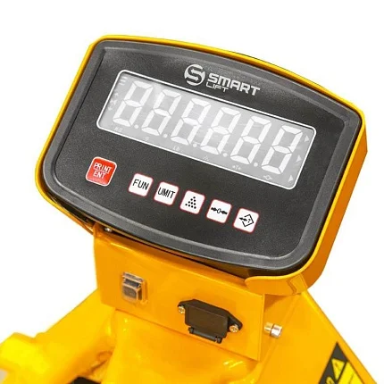 Гидравлическая тележка (рохля) с весами  SMARTLIFT BFC20 (г/п 2000 кг; 1150х570 мм; PDP) 