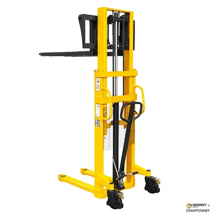 Ручной гидравлический штабелер СМАРТЛИФТ (SMARTLIFT) SDJ 1020 (г/п 1000 кг; 2 м; вилы 310-830 мм)