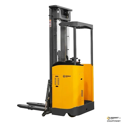 Самоходный штабелер с кабиной электрический СМАРТЛИФТ (SMARTLIFT) CDD15C (г/п 1500 кг; 6,5 м; li-ion 25,6В / 225Ач, PV, EPS)