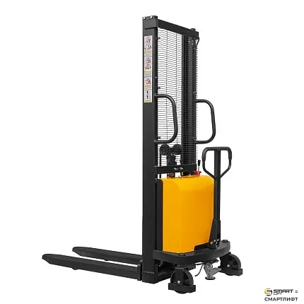 Штабелер с электроподъемом СМАРТЛИФТ (SMARTLIFT) SPN 1016 (г/п 1000 кг; 1,6 м; 12В / 120Ач)