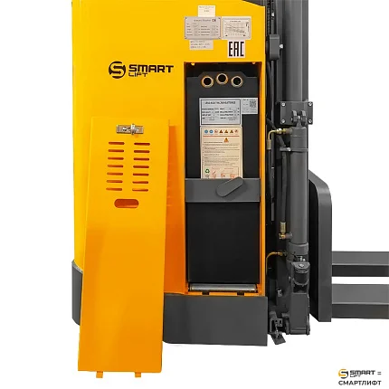Самоходный штабелер с кабиной электрический СМАРТЛИФТ (SMARTLIFT) CDD15C (г/п 1500 кг; 6,5 м; 24В / 400Ач, PV, EPS)