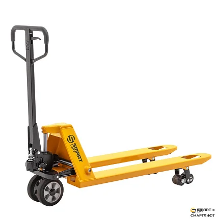 Гидравлическая тележка (рохля)  СМАРТЛИФТ (SMARTLIFT) SD (CBY-BF2.5; г/п 2500 кг; 1150x550 мм; RDP)