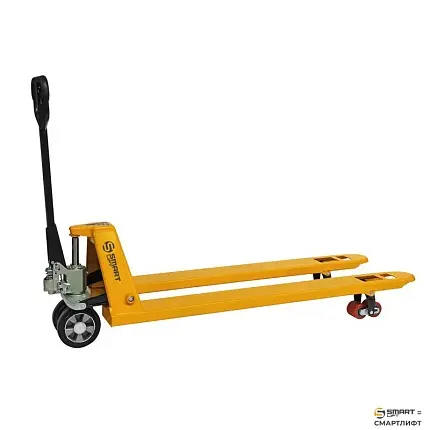 Гидравлическая тележка (рохля)  СМАРТЛИФТ (SMARTLIFT) SD-L (AC25; J; г/п 2500 кг; 1500х550 мм; RDP)