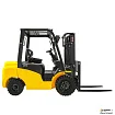 Вилочный погрузчик дизельный СМАРТЛИФТ (SMARTLIFT) CPCD25T8 (г/п 2500 кг; 4,8 м; Mitsubishi S4S) - 2